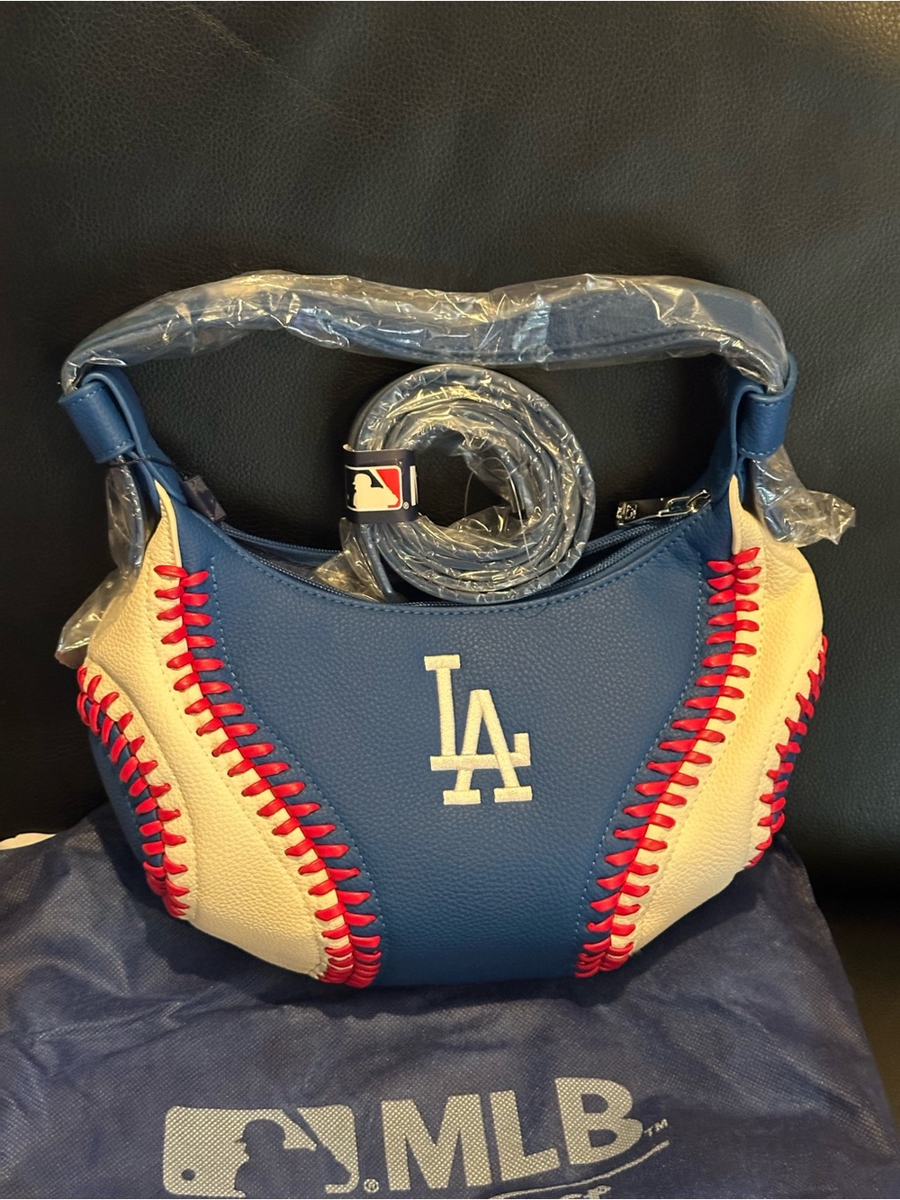 New! Los Angeles Dodgers Montana West Shoulder Hobo Bag NWT